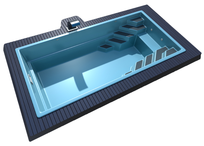 Композитный бассейн Sol 7